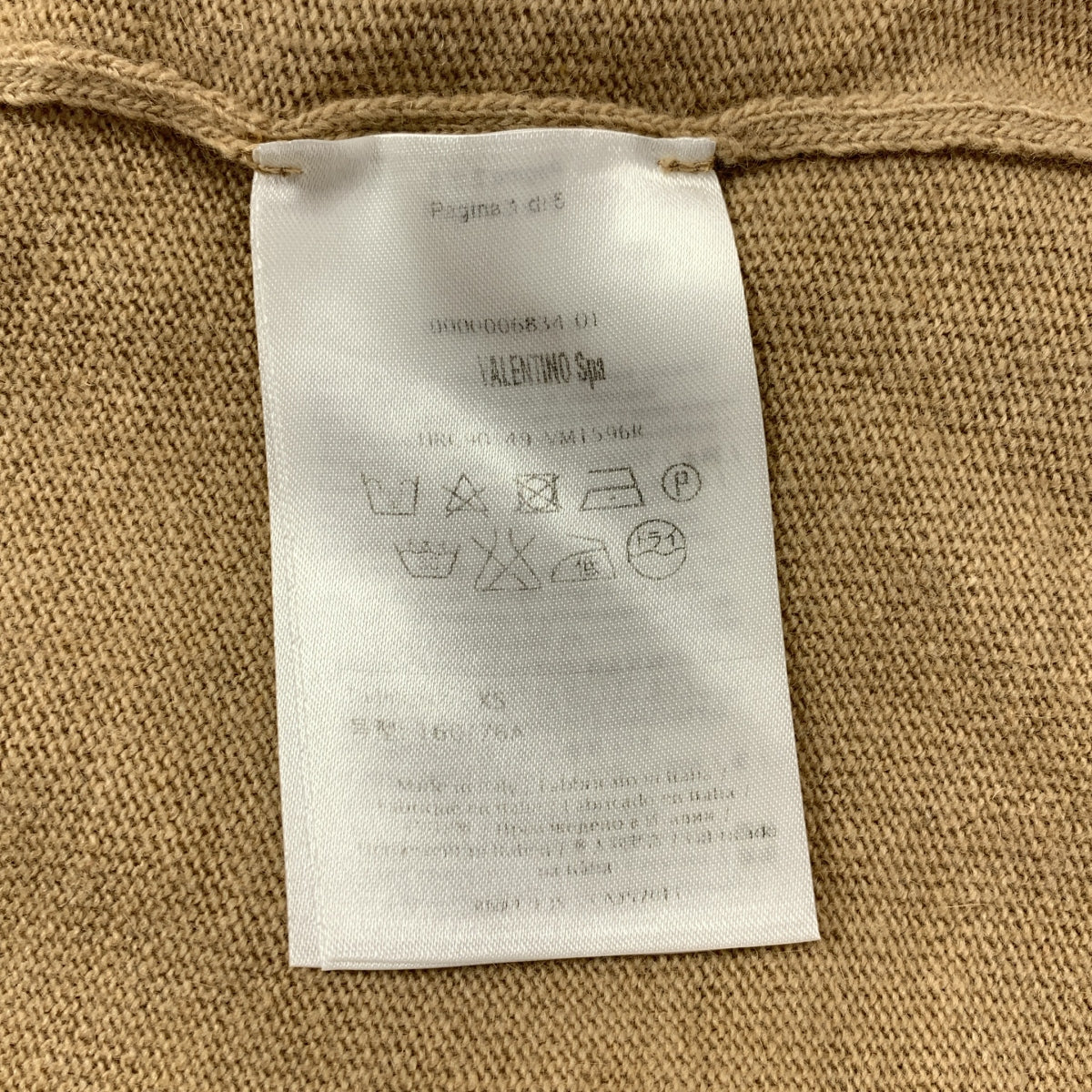 RED VALENTINO | 羊毛前領帶針織衫 | XS | 女款