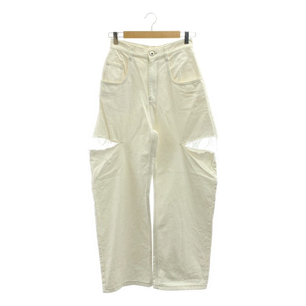 Maison Margiela / 메종 마르젤라 | 슬래시 디테일 데님 팬츠 | 38 | 여성