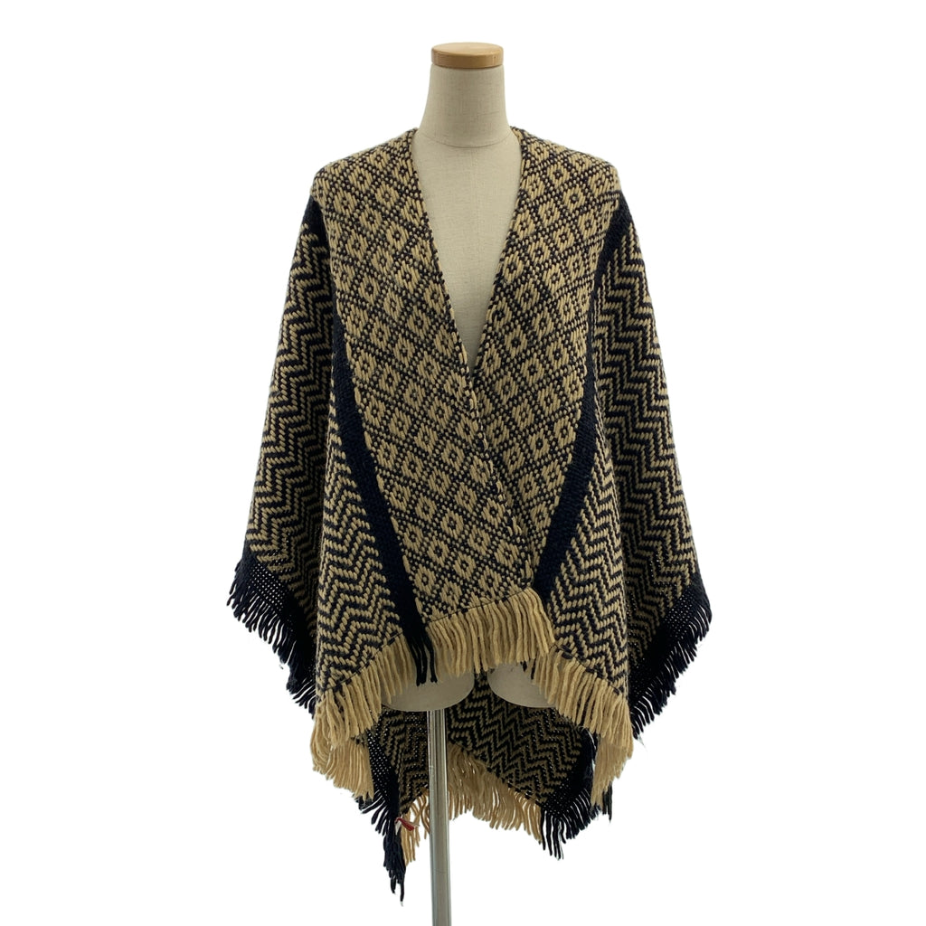 ALTEA / 알테아 | 울 대형 프린지 니트 스톨 머플러 |