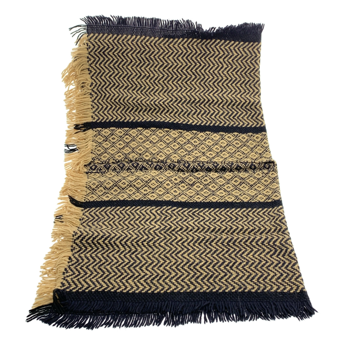 ALTEA / 알테아 | 울 대형 프린지 니트 스톨 머플러 |