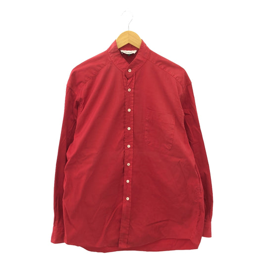 HED MAYNER | 2017AW | Look12 Stand Collar Shirt | M | Red | Men's