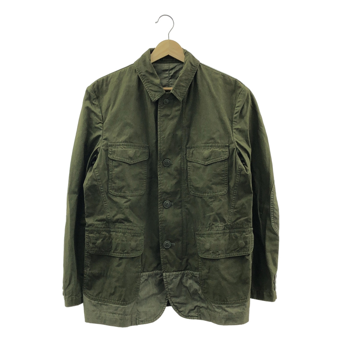 COMME des GARÇONS HOMME | 2020 春夏 |成衣染色多口袋外套 | XS |橄欖|男士