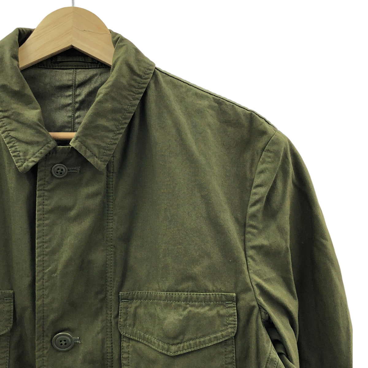 COMME des GARCONS HOMME / コムデギャルソンオム | 2020SS | GARMENT DYED MULTI POCKET JACKET ガーメントダイ マルチポケット ミリタリー ジャケット | XS | オリーブ | メンズ