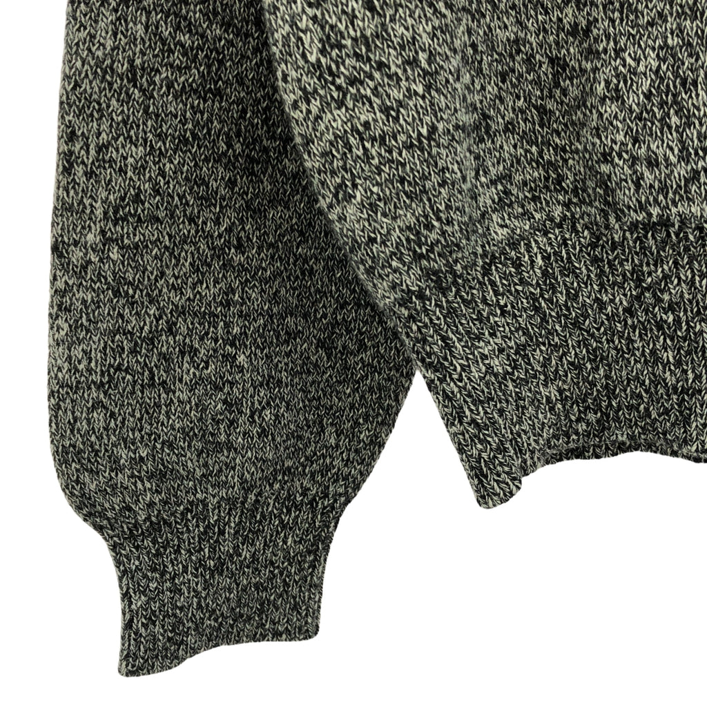 【美品】  FOG ESSENTIALS / エフオージーエッセンシャルズ | KNIT SWEATER ロゴ クルーネック ニット | S | グレー | メンズ