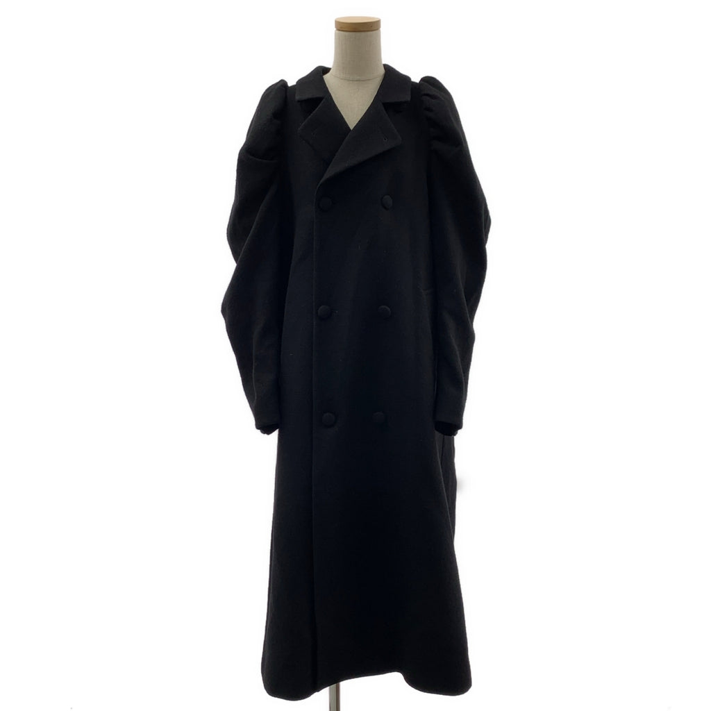 noir kei ninomiya / 느와르 케이니노미야 | 2022AW | 울 볼륨 슬리브 롱 코트 | S |