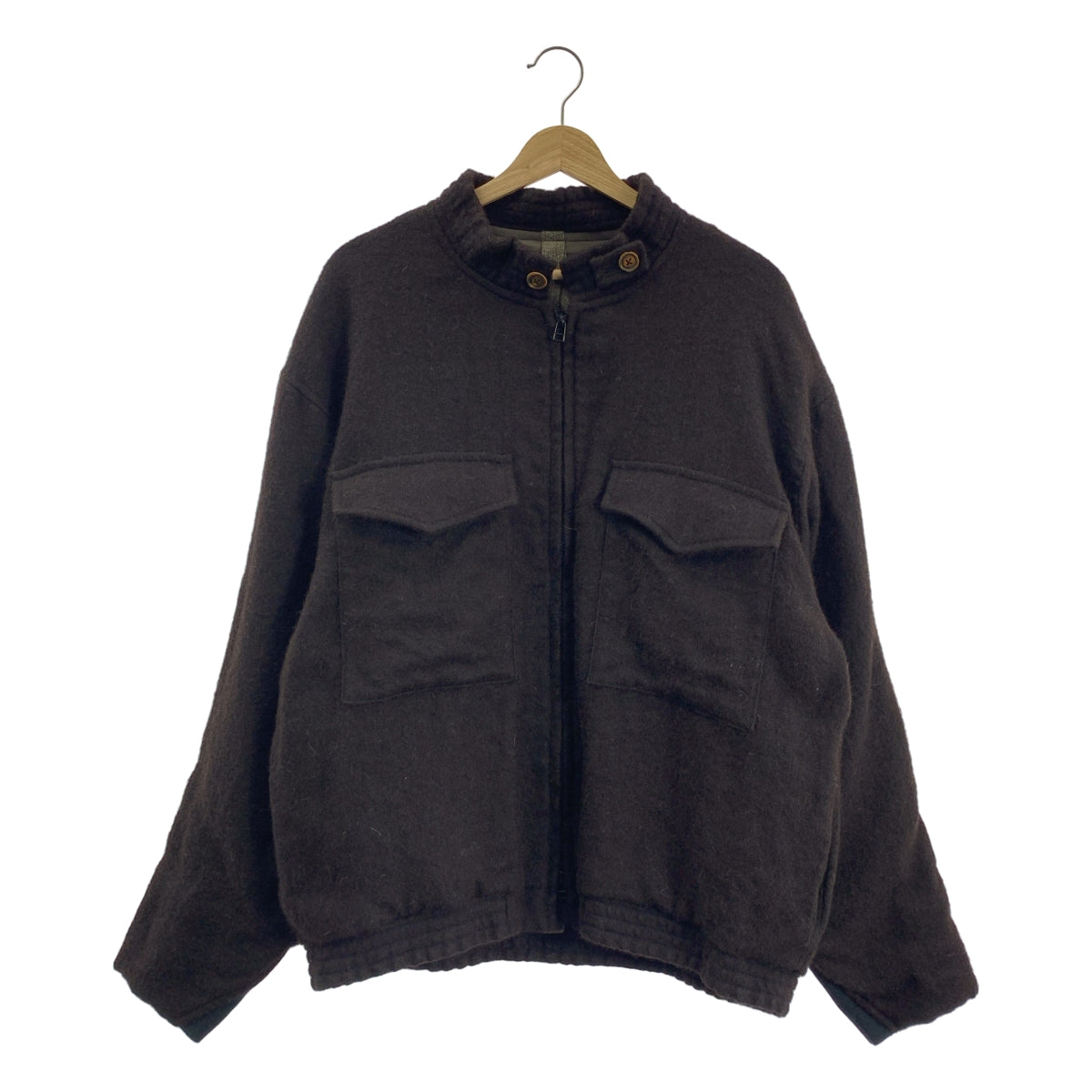 DA'S | 羊駝毛軍用拉鍊外套 | 3號 | 男款