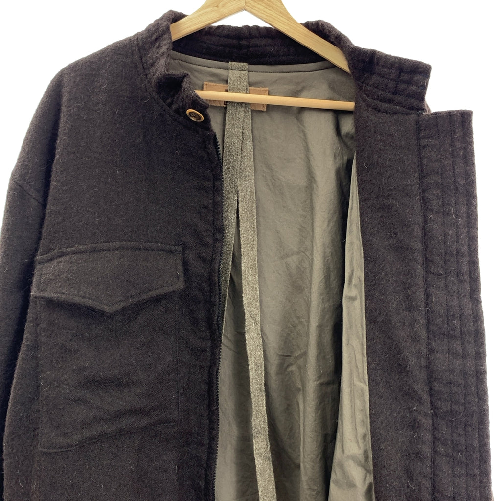 DA'S | 羊駝毛軍用拉鍊外套 | 3號 | 男款