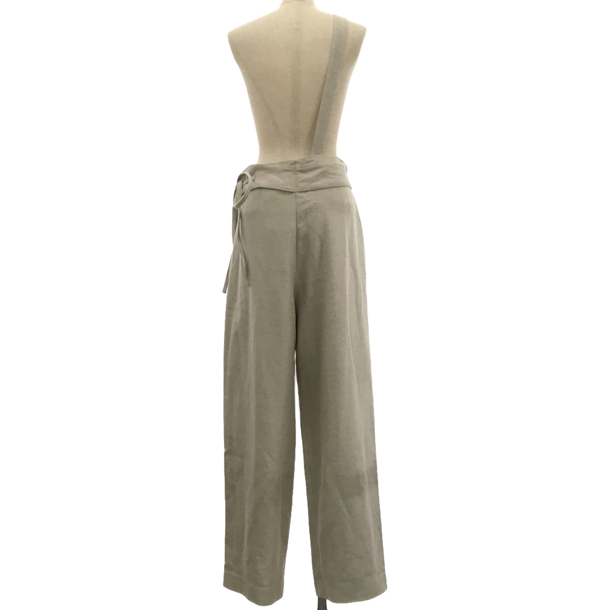 【美品】  pelleq / ぺレック | 2024SS | Tatami Dobby One Shoulder Trousers ワンショルダーパンツ | 36 | シルバー | レディース