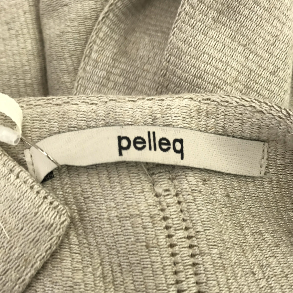 【미품】 pelleq / 페렉 | 2024SS | Tatami Dobby One Shoulder Trousers 원 숄더 팬츠 | 36 | 실버 | 여성