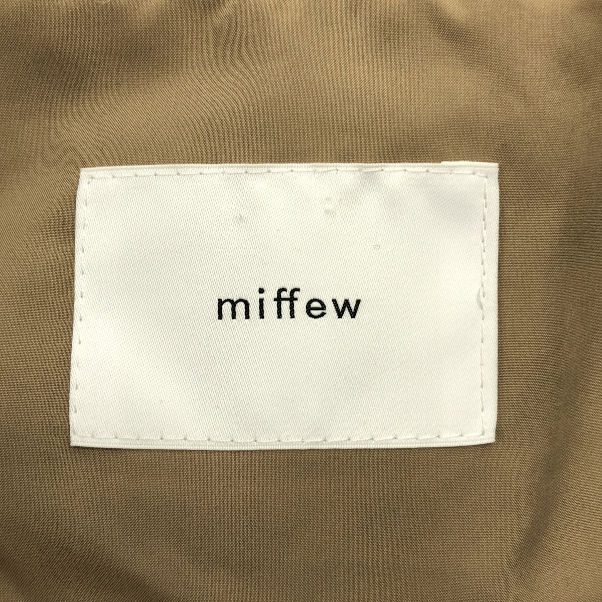 miffew / ミフュー | NO COLLAR OVER DOWN JACKET マイクロファイバー ノーカラー オーバー ダウン ジャケット | 2 | レディース