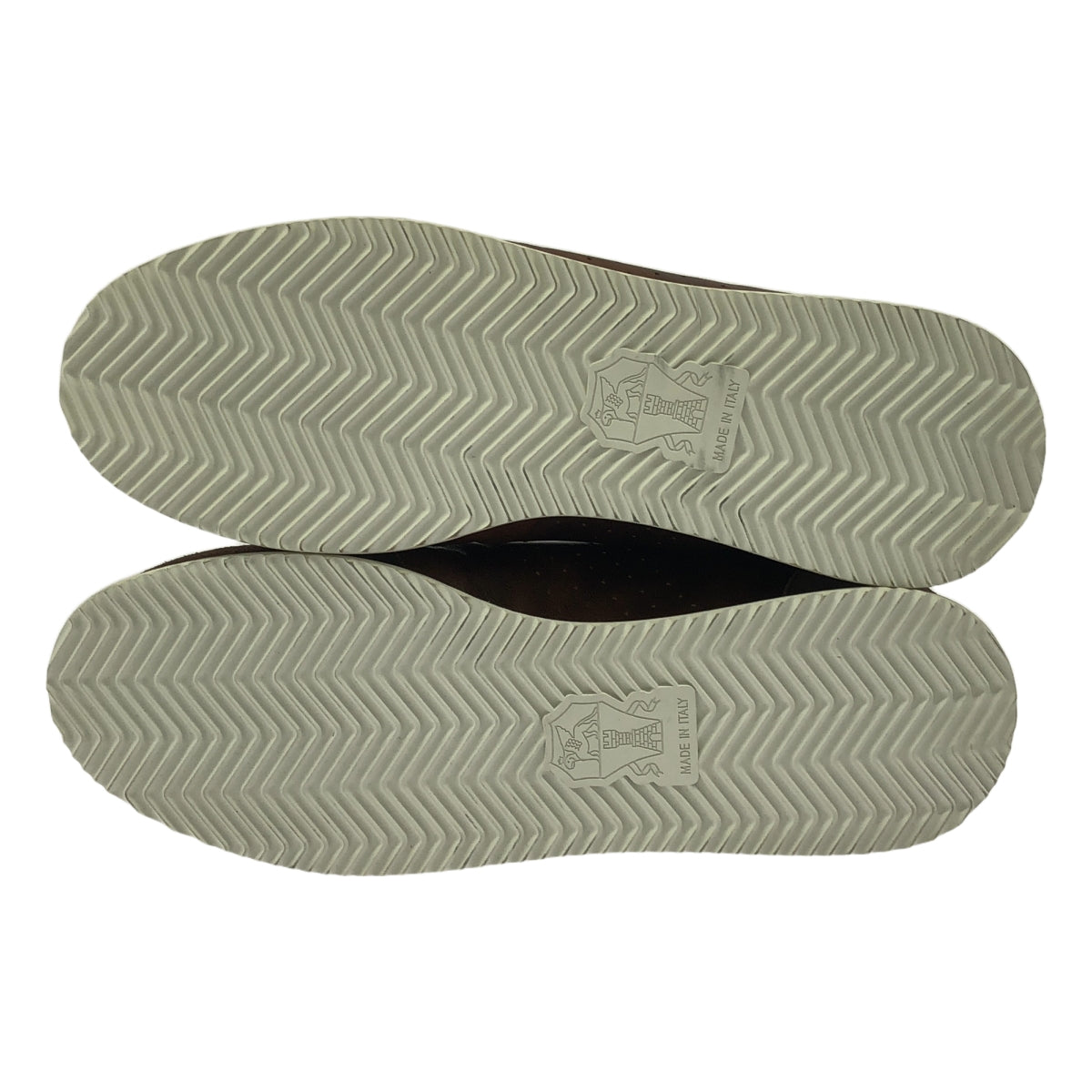 【美品】  BRUNELLO CUCINELLI / ブルネロクチネリ | レザー ローカットスニーカー | 42 | ブラウン | メンズ