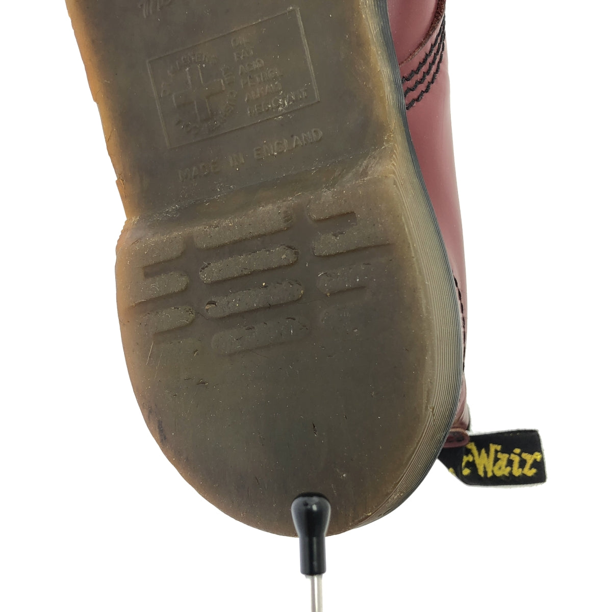 Dr.Martens / ドクターマーチン | 8ホール レースアップ レザー ブーツ イングランド製 | チェリーレッド | メンズ