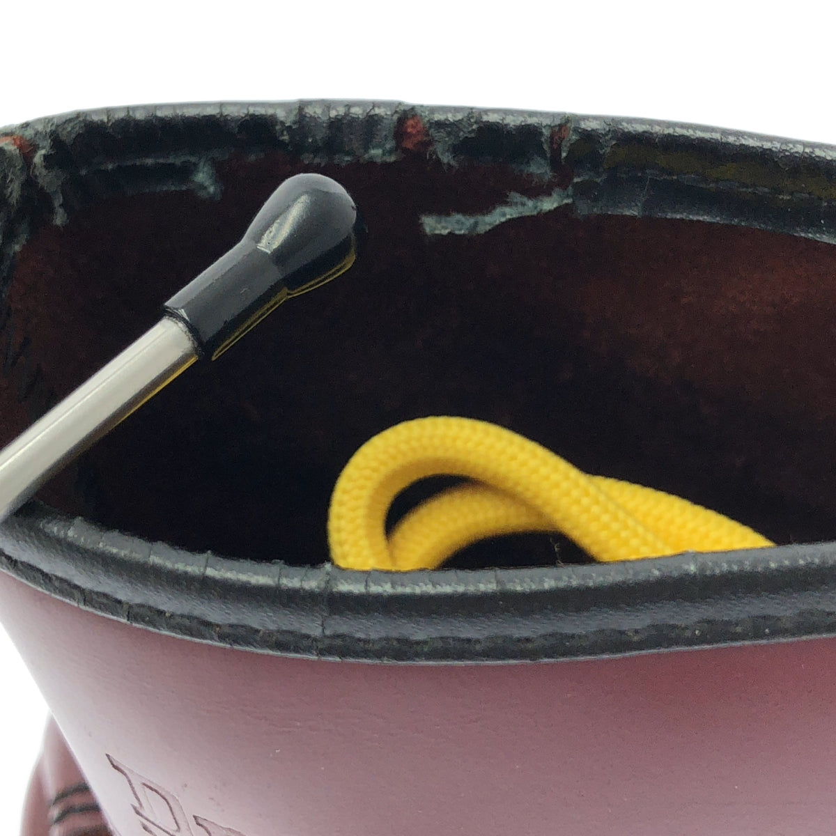 Dr.Martens / ドクターマーチン | 8ホール レースアップ レザー ブーツ イングランド製 | チェリーレッド | メンズ