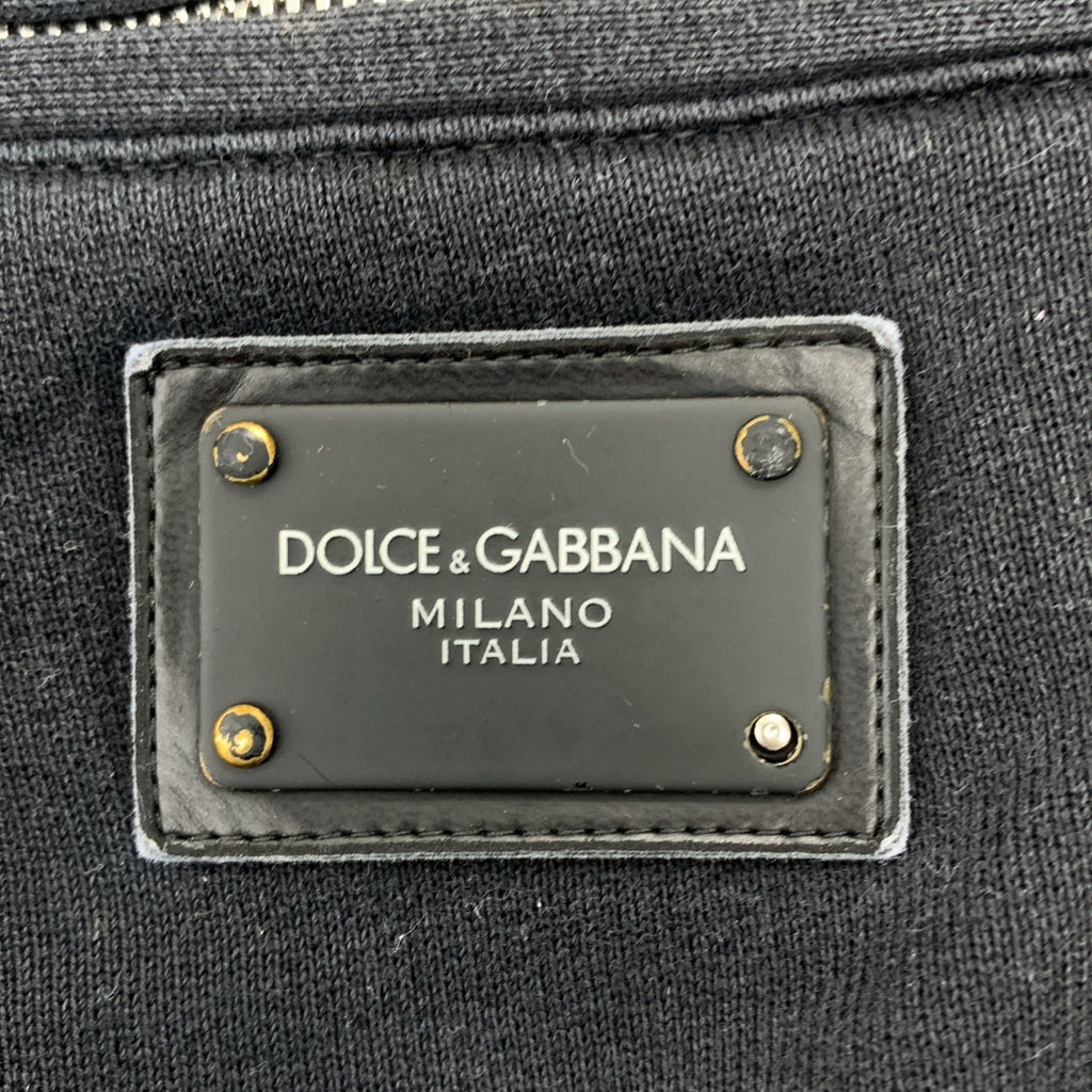 DOLCE &amp; GABBANA | 棉質標誌拉鍊抽繩運動褲 | 尺寸 44 | 男款