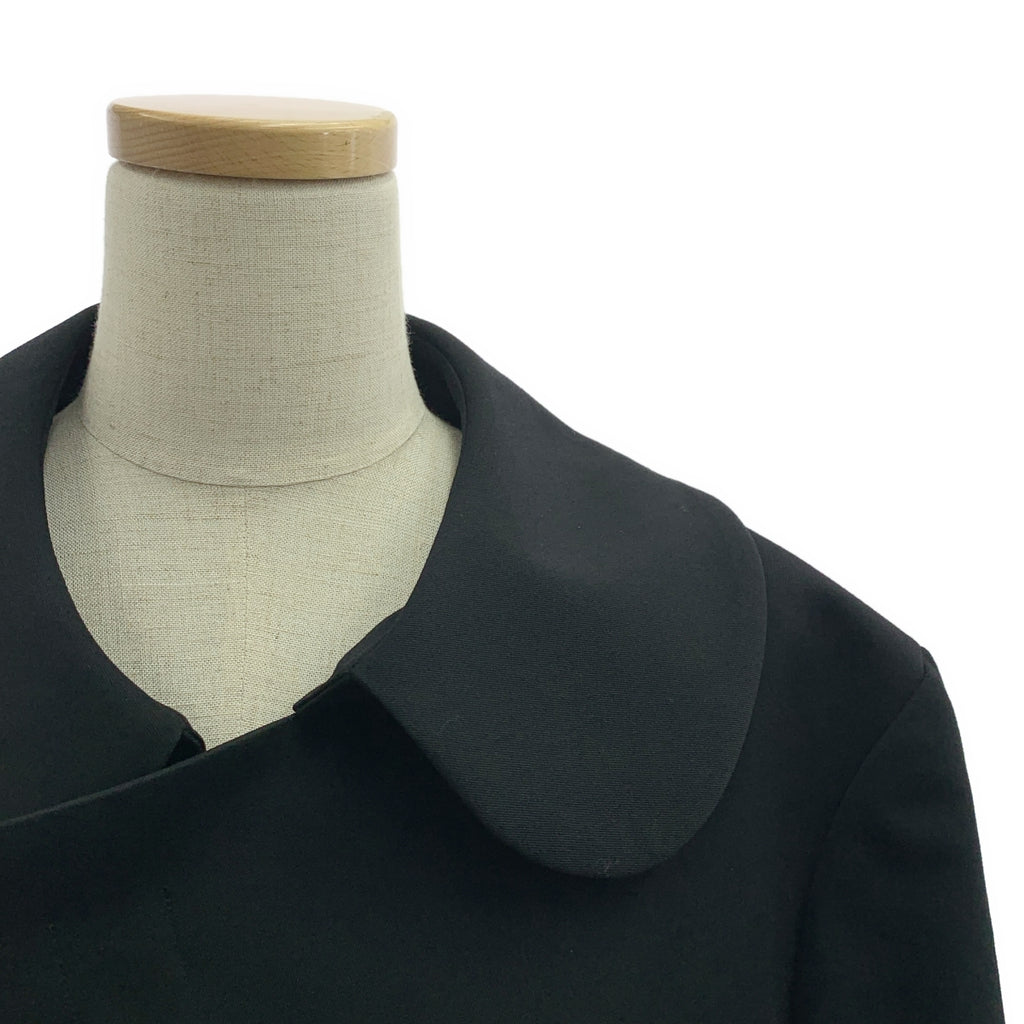 【成色極佳】COMME des GARÇONS | 2023春夏系列 | 不對稱剪裁超大圓領外套 | M碼 | 黑色 | 女款