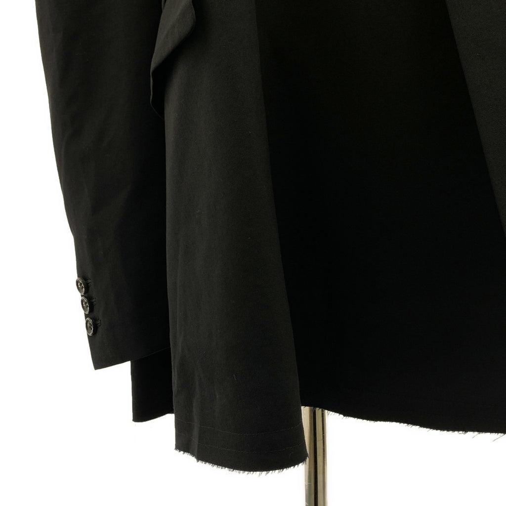 【成色極佳】COMME des GARÇONS | 2023春夏系列 | 不對稱剪裁超大圓領外套 | M碼 | 黑色 | 女款