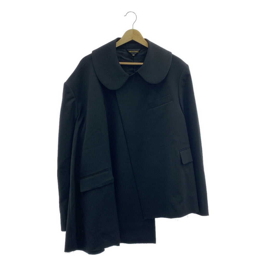 【成色極佳】COMME des GARÇONS | 2023春夏系列 | 不對稱剪裁超大圓領外套 | M碼 | 黑色 | 女款