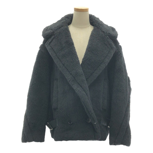 Max Mara / マックスマーラ | RADICE TEDDY / ラディーチェ テディベア バイカー ショートコート | 42 | レディース