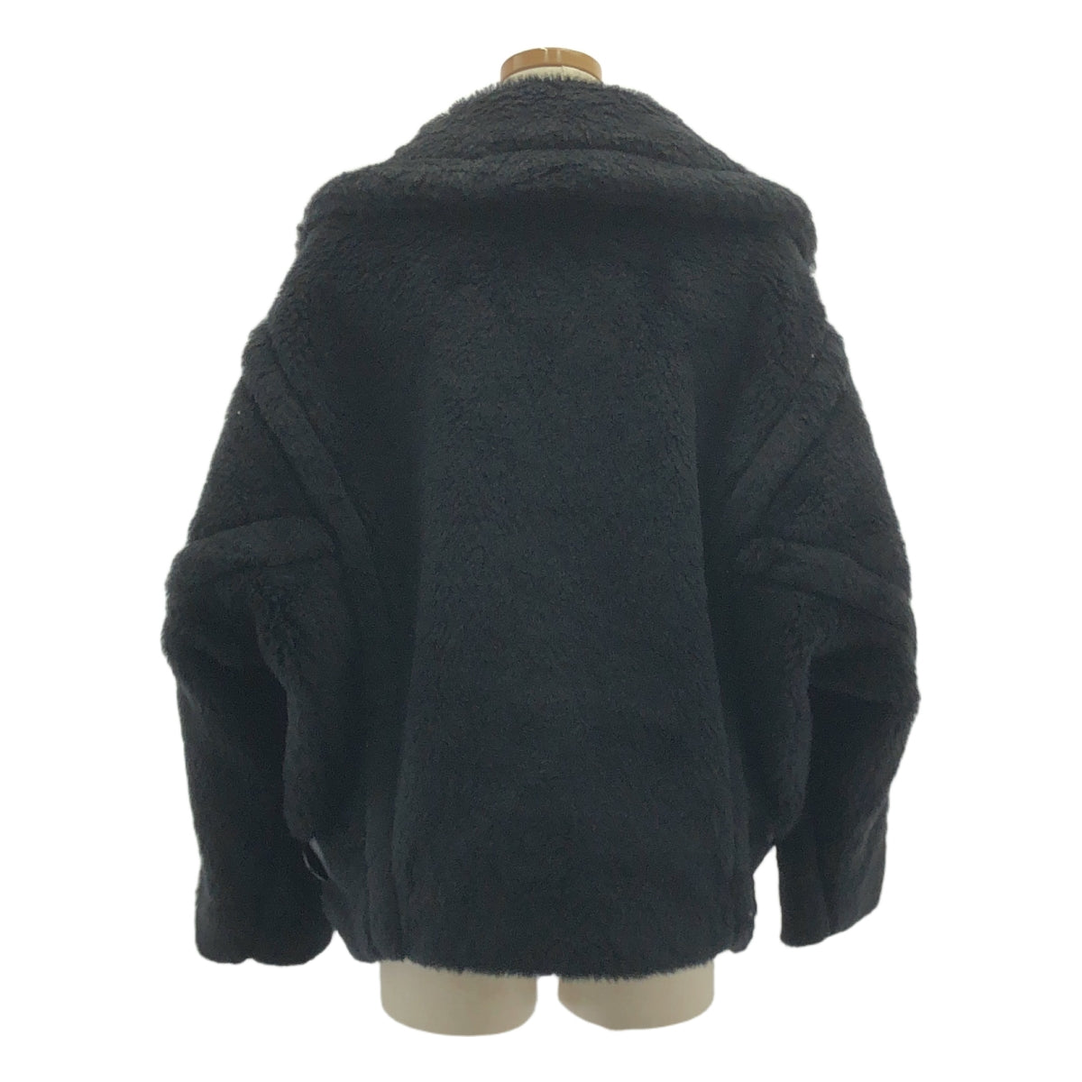 [狀況良好] Max Mara | Radice 泰迪熊機車短外套 | 尺寸 42 | 黑色 | 女款