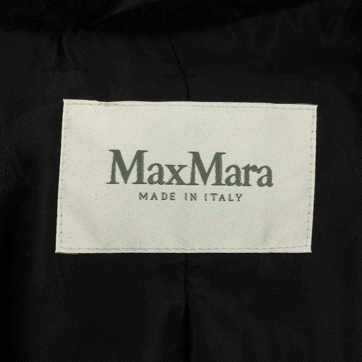 [狀況良好] Max Mara | Radice 泰迪熊機車短外套 | 尺寸 42 | 黑色 | 女款