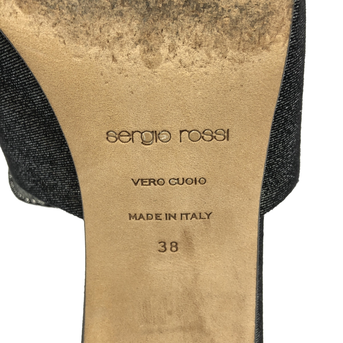 sergio rossi / セルジオロッシ | Sr1 Mule HH 60mm グリッター ヒール サンダル | 38 | レディース