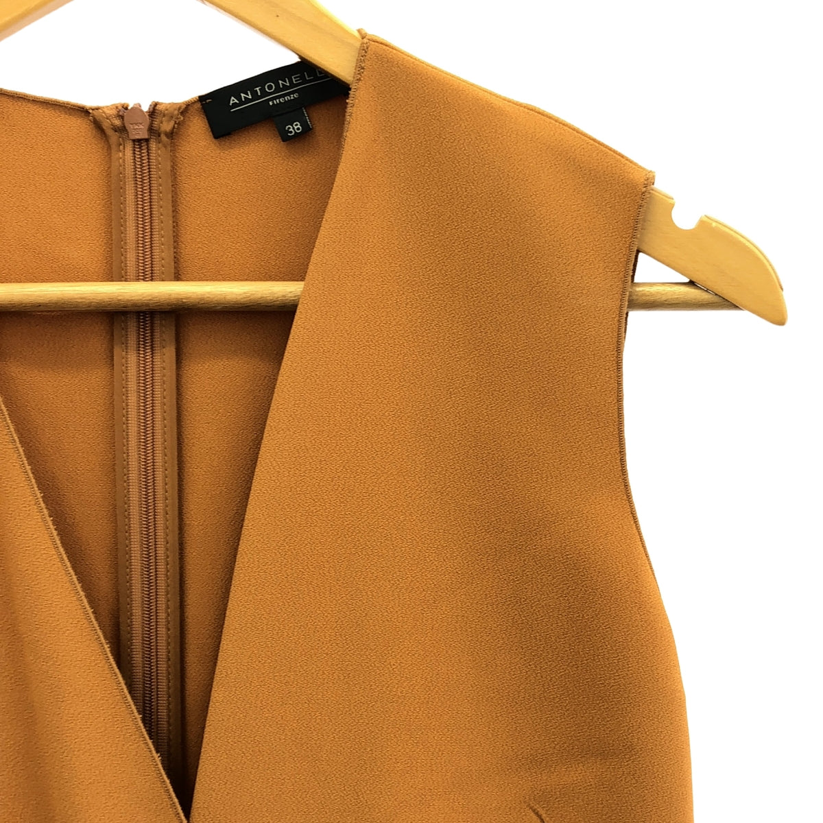 安東尼利 / 安東內利 |人造絲罩衫連身裙 | 38 |布朗 |女性的