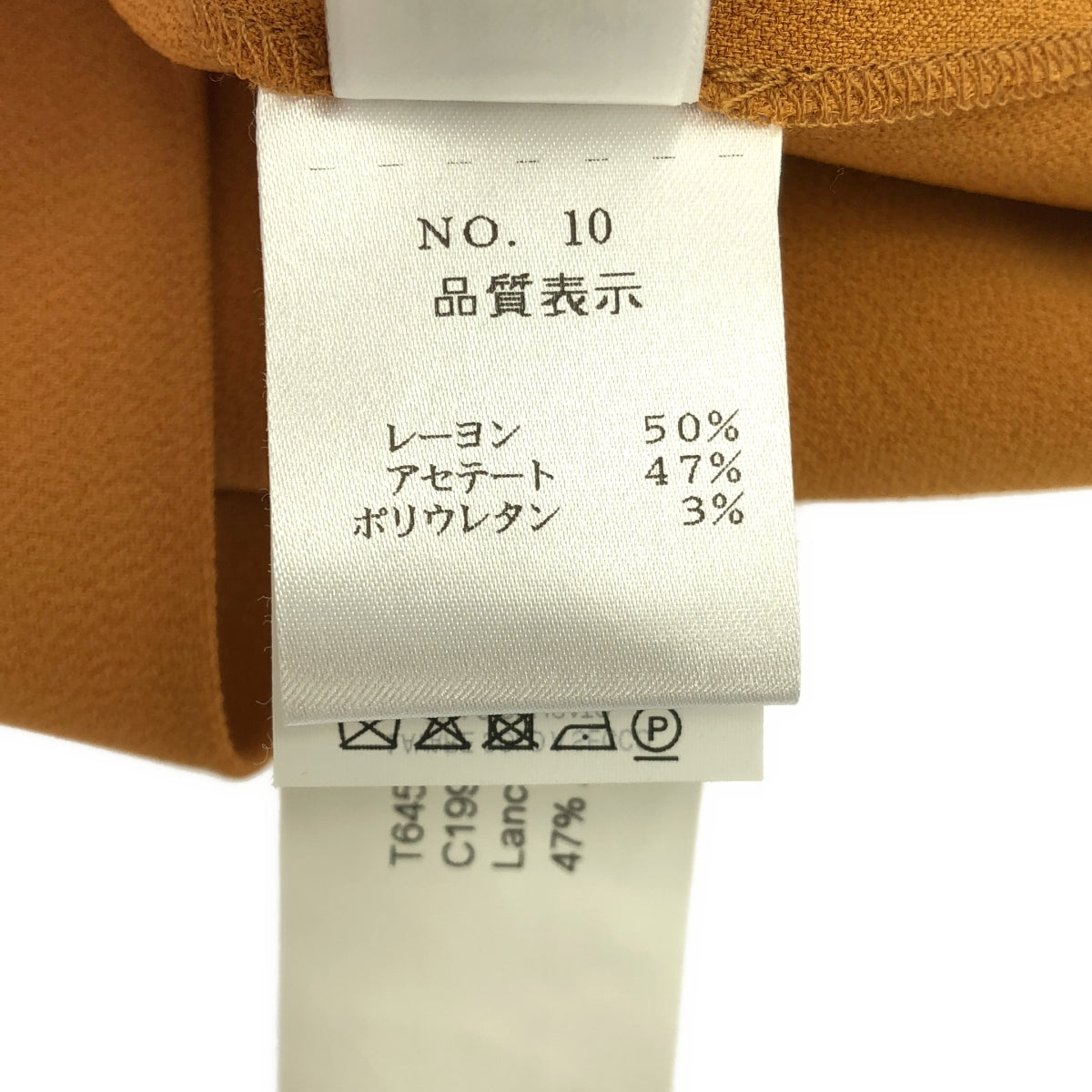 ANTONELLI / アントネッリ | レーヨン カシュクール ドレス ワンピース | 38 | ブラウン系 | レディース