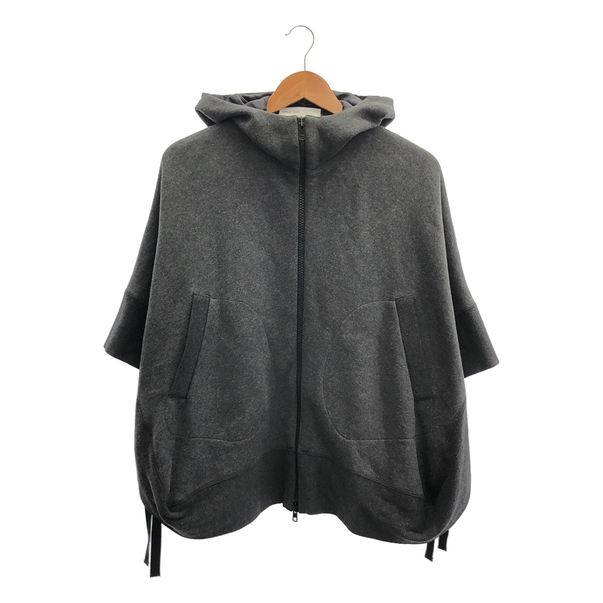 sacai luck / サカイラック | コットン フーデッド ポンチョ ジャケット | 2 |