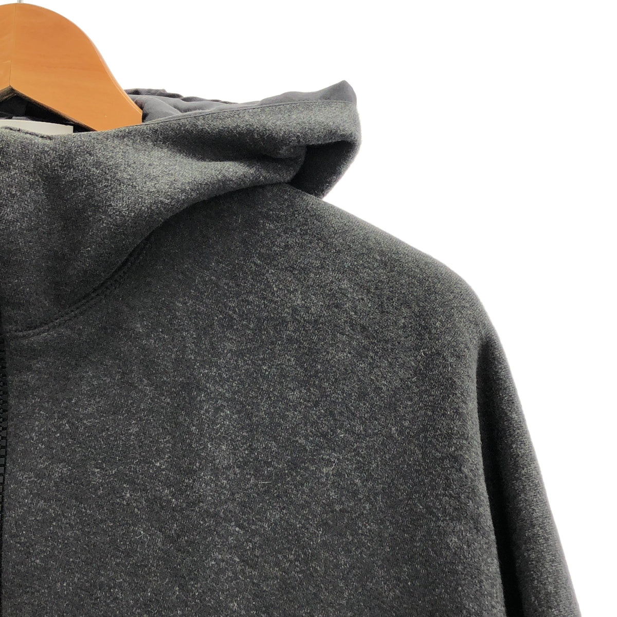 sacai luck / サカイラック | コットン フーデッド ポンチョ ジャケット | 2 |