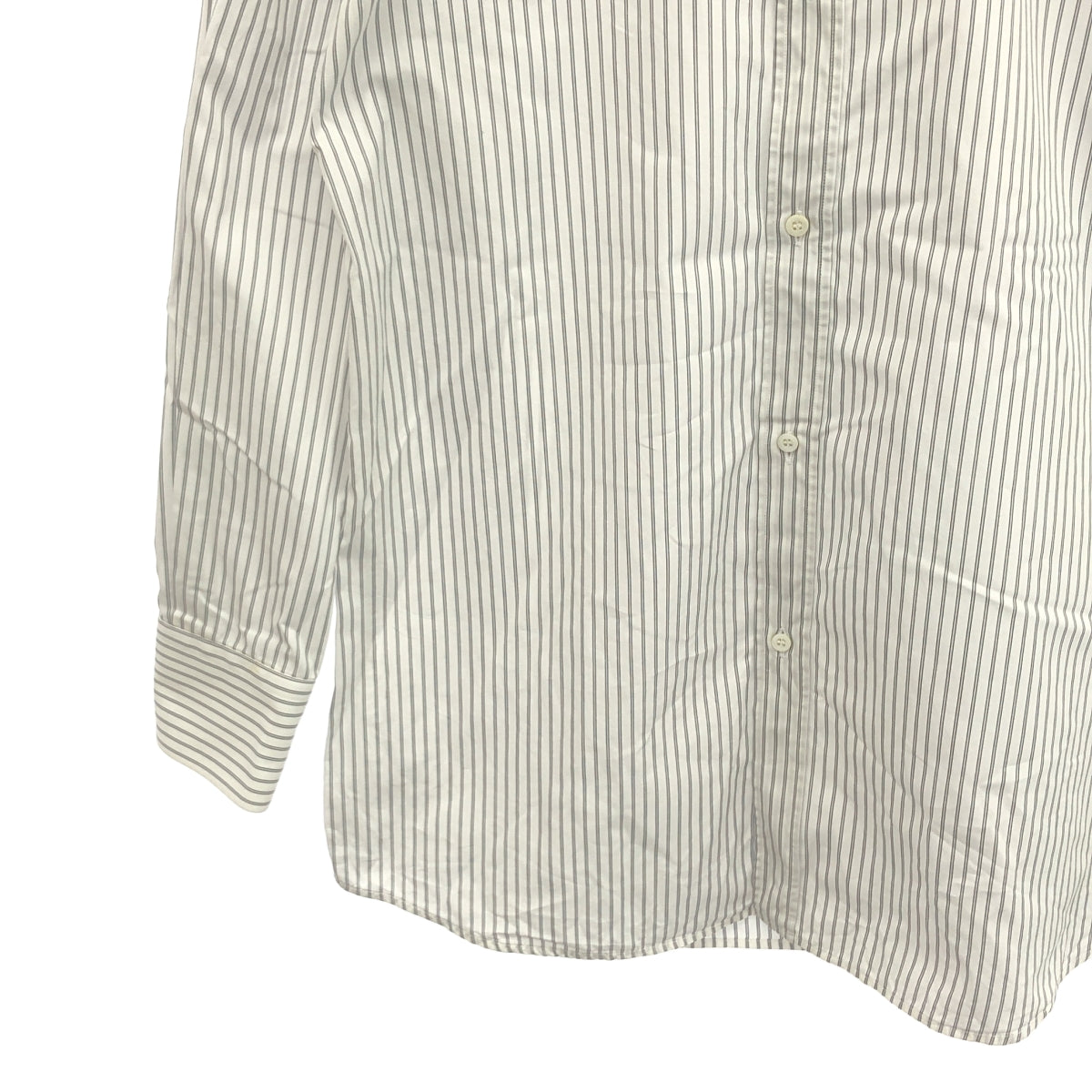 GUCCI / グッチ | ストライプ コットン 長袖 シャツ | 40 | ホワイト