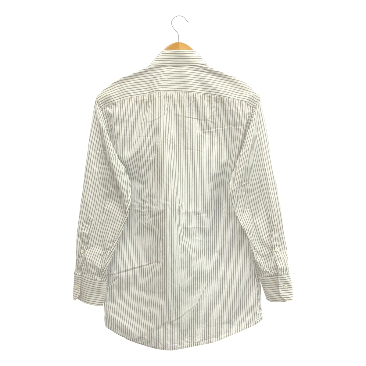 GUCCI / グッチ | ストライプ コットン 長袖 シャツ | 40 | ホワイト