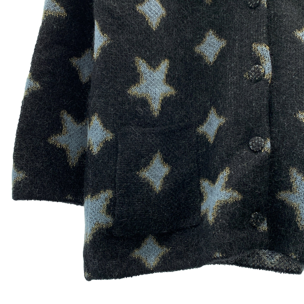 SAINT LAURENT PARIS / サンローランパリ | モヘア ラメ スター カーディガン | XS | レディース