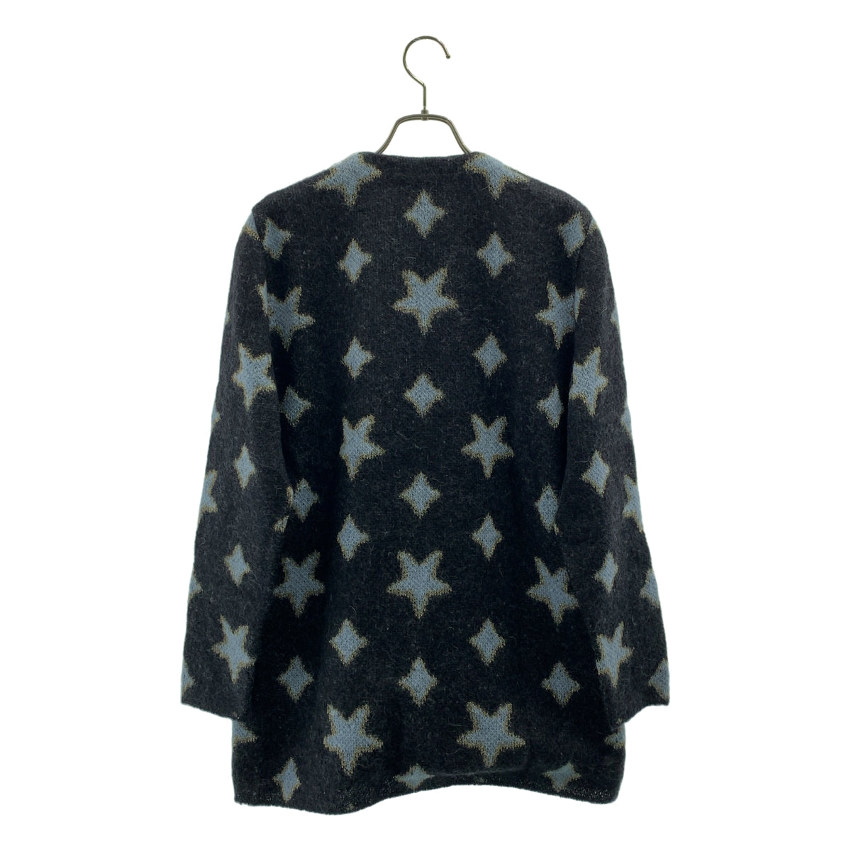 SAINT LAURENT PARIS / サンローランパリ | モヘア ラメ スター カーディガン | XS | レディース