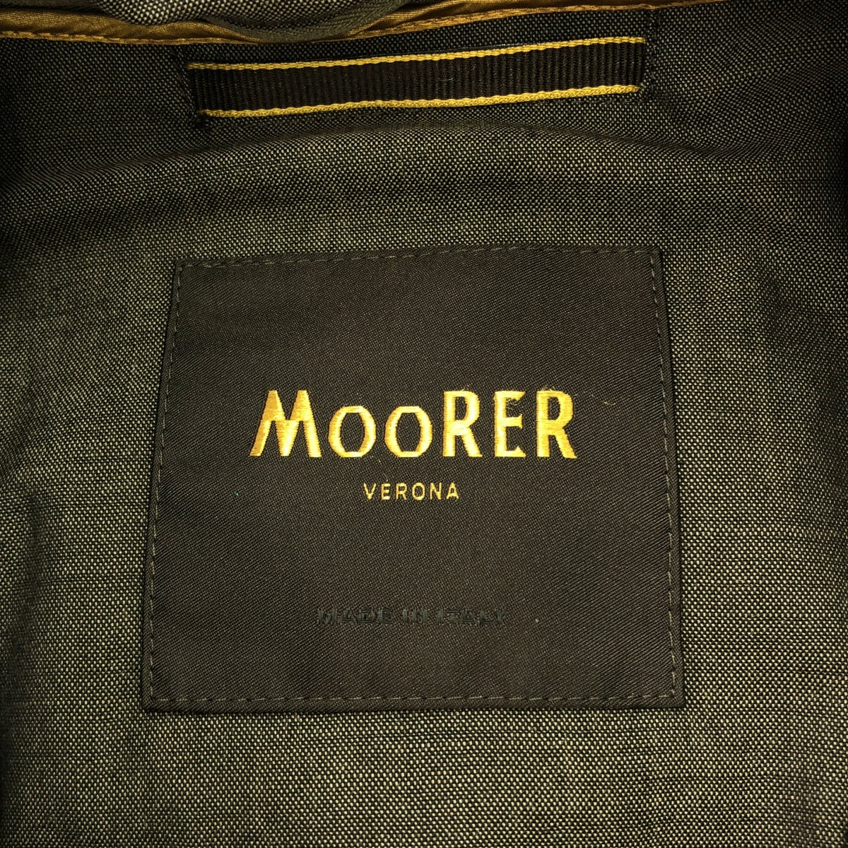 【美品】  MooRER / ムーレー | 着脱可カラー レイヤード ダウンジャケット | 50 | ベージュ/グレー | メンズ