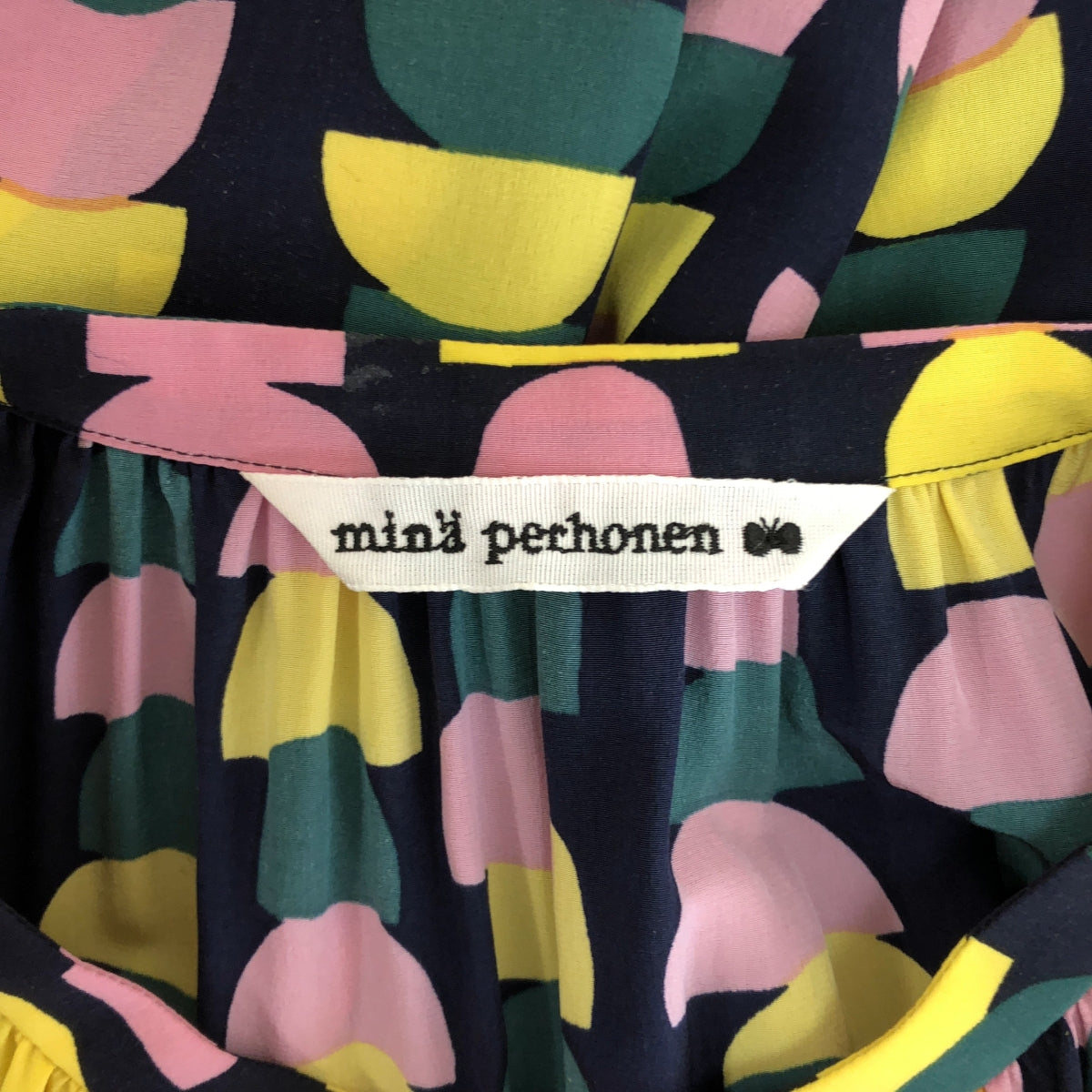 mina perhonen / ミナペルホネン | 2025SS | rocher ギャザードレス ワンピース | 38 | レディース