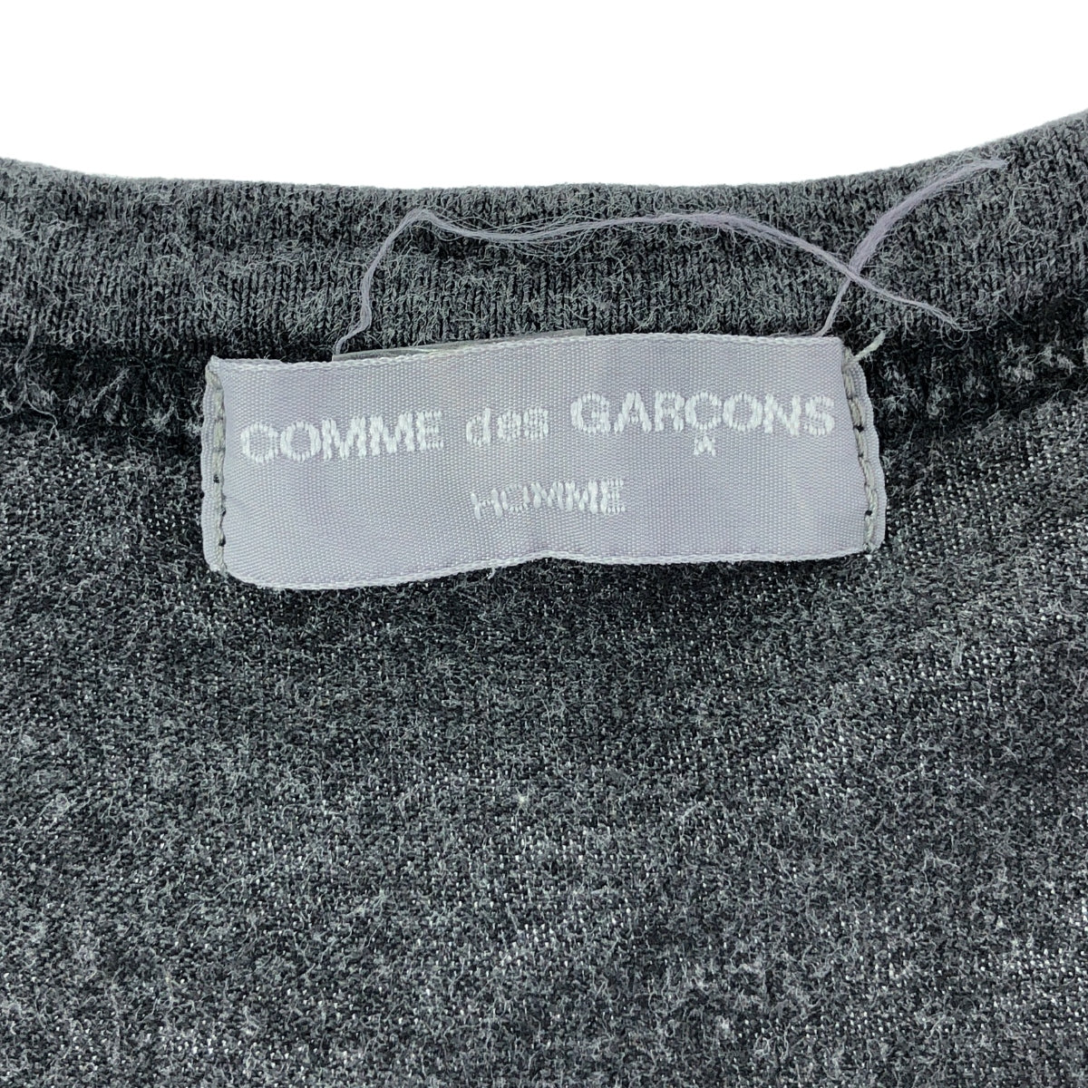 COMME des GARCONS HOMME / 컴데 갤슨 옴므 | AD2000 | 총무늬 크루넥 티셔츠 컷소우 |