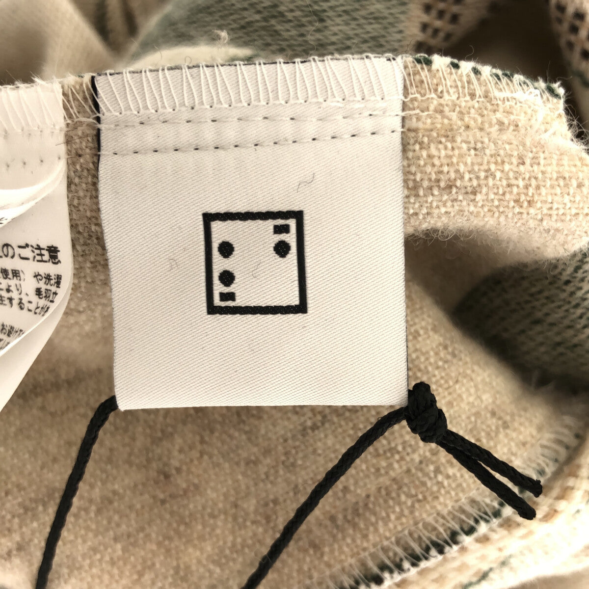 RIM.ARK / リムアーク | Cotton wool linen box tops / オーバーサイズ ウール スリット トップス ワンピース | F | レディース