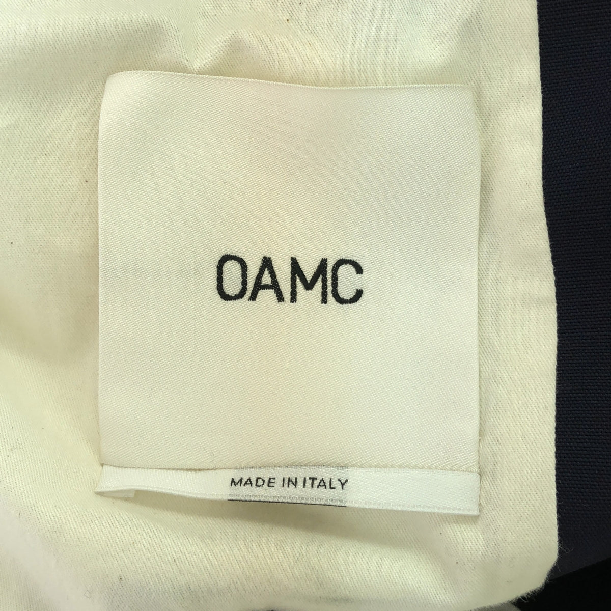 OAMC / オーエーエムシー | オーバー シングル テーラードジャケット | 46 | ネイビー | メンズ