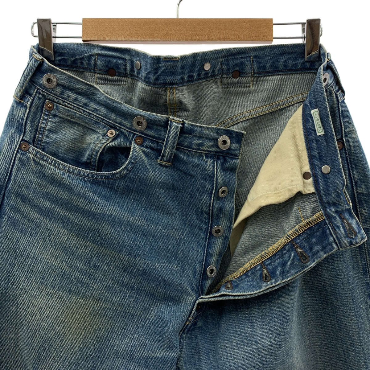 A.PRESSE | 2號水洗牛仔褲/復古赤耳牛仔褲 | 尺寸 34 |