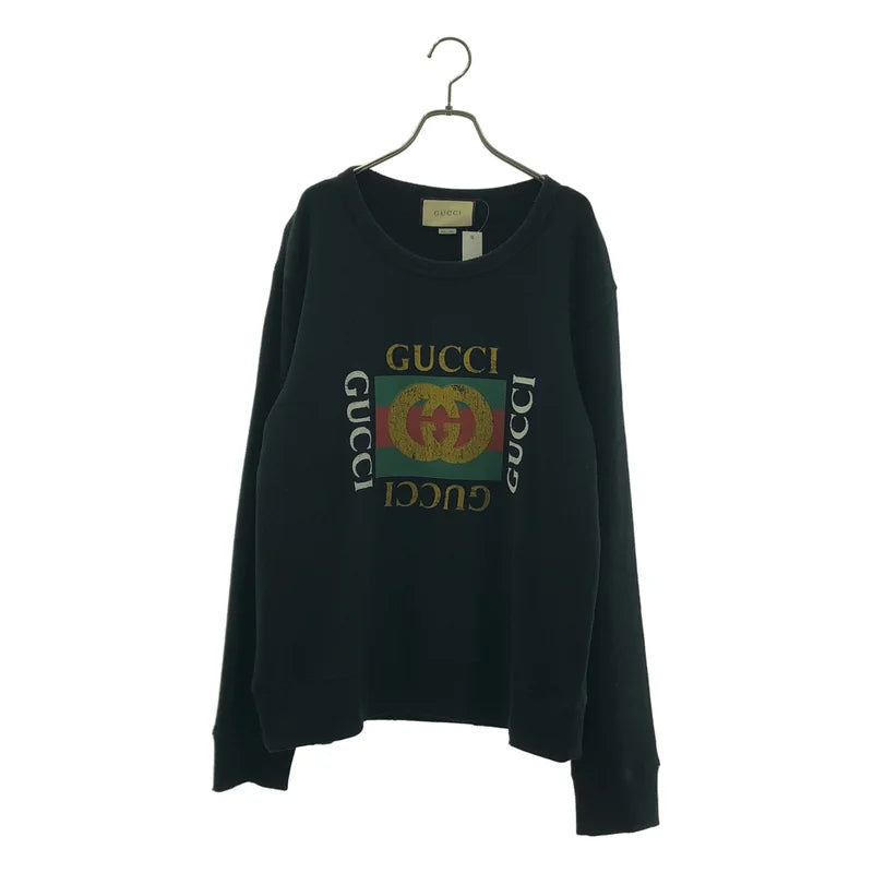 GUCCI / 古馳 | VINTAGE LOGO SWEAT 標誌印花運動衫 | L | 男裝