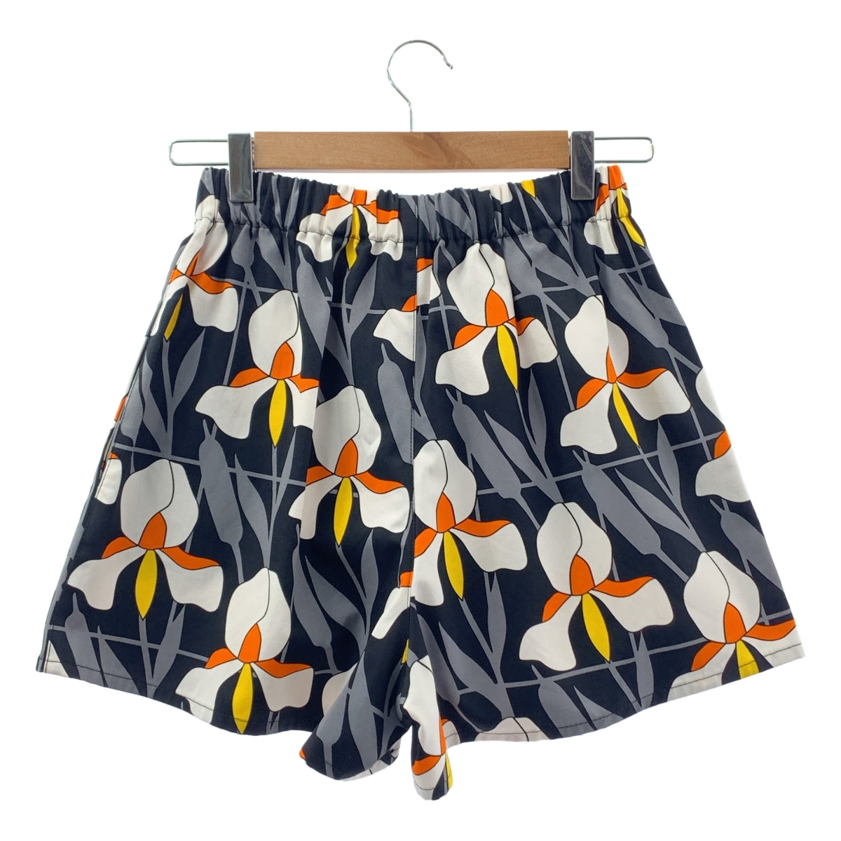 PRADA | 2020 春夏 | 棉質全印花抽繩鬆緊腰休閒短褲 | 38 碼 |