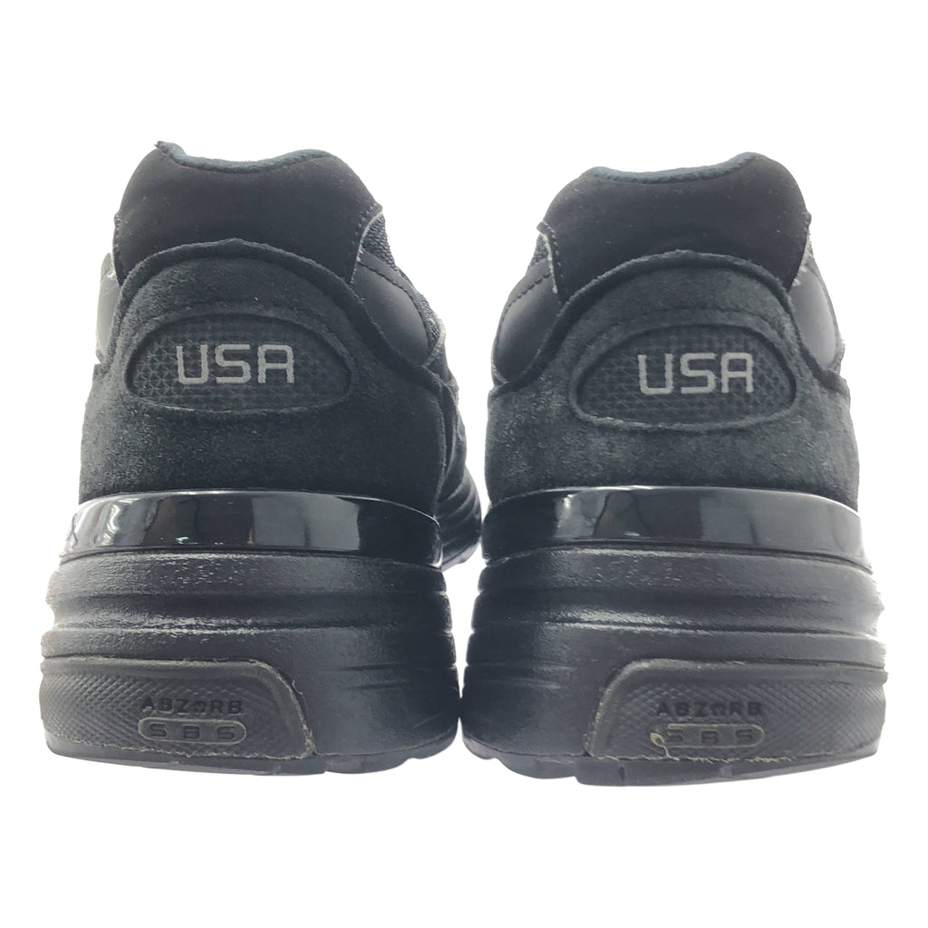 New Balance / ニューバランス | 992 TRIPLE BLACK ローカット スニーカー | 26.5 | ブラック | メンズ