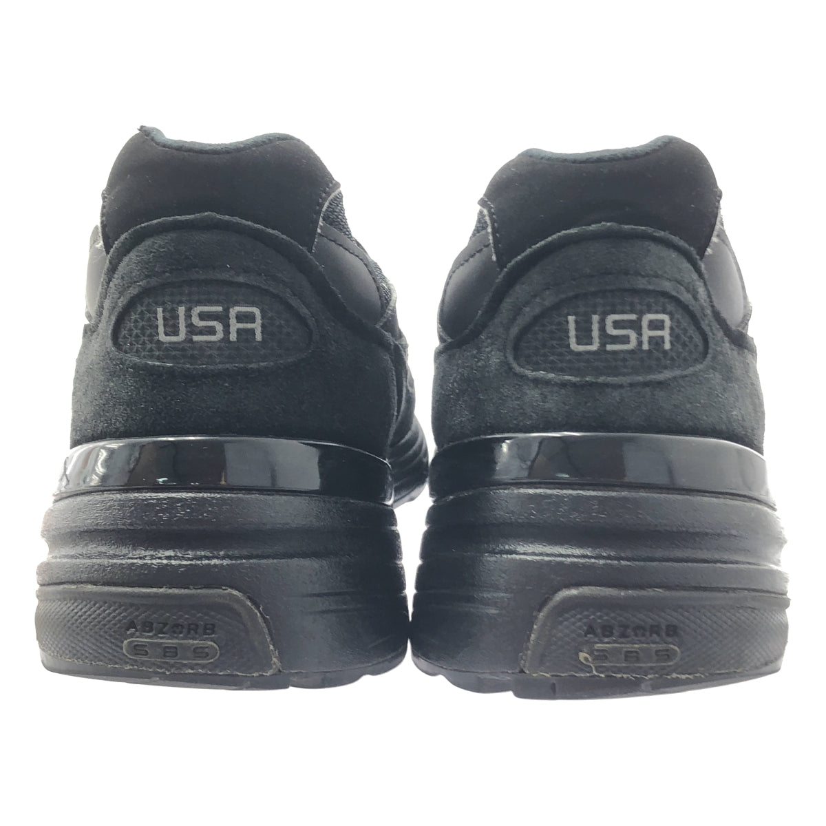 New Balance / 뉴 밸런스 | 992 TRIPLE BLACK 로우 컷 스니커즈 | 26.5 | 블랙 | 남성