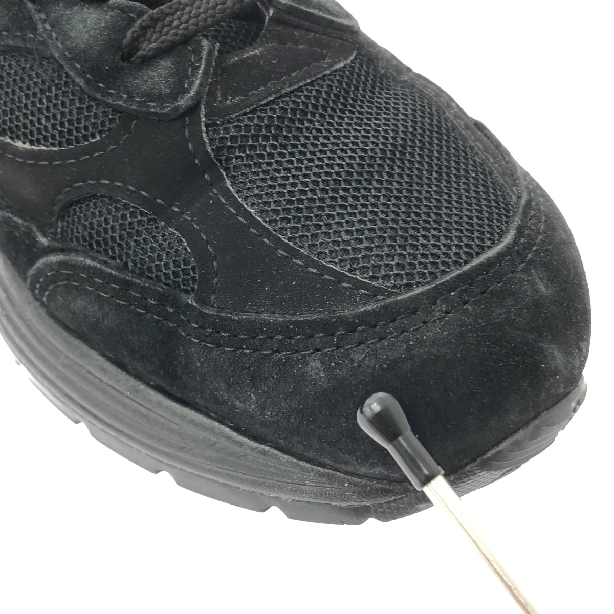 New Balance / 뉴 밸런스 | 992 TRIPLE BLACK 로우 컷 스니커즈 | 26.5 | 블랙 | 남성