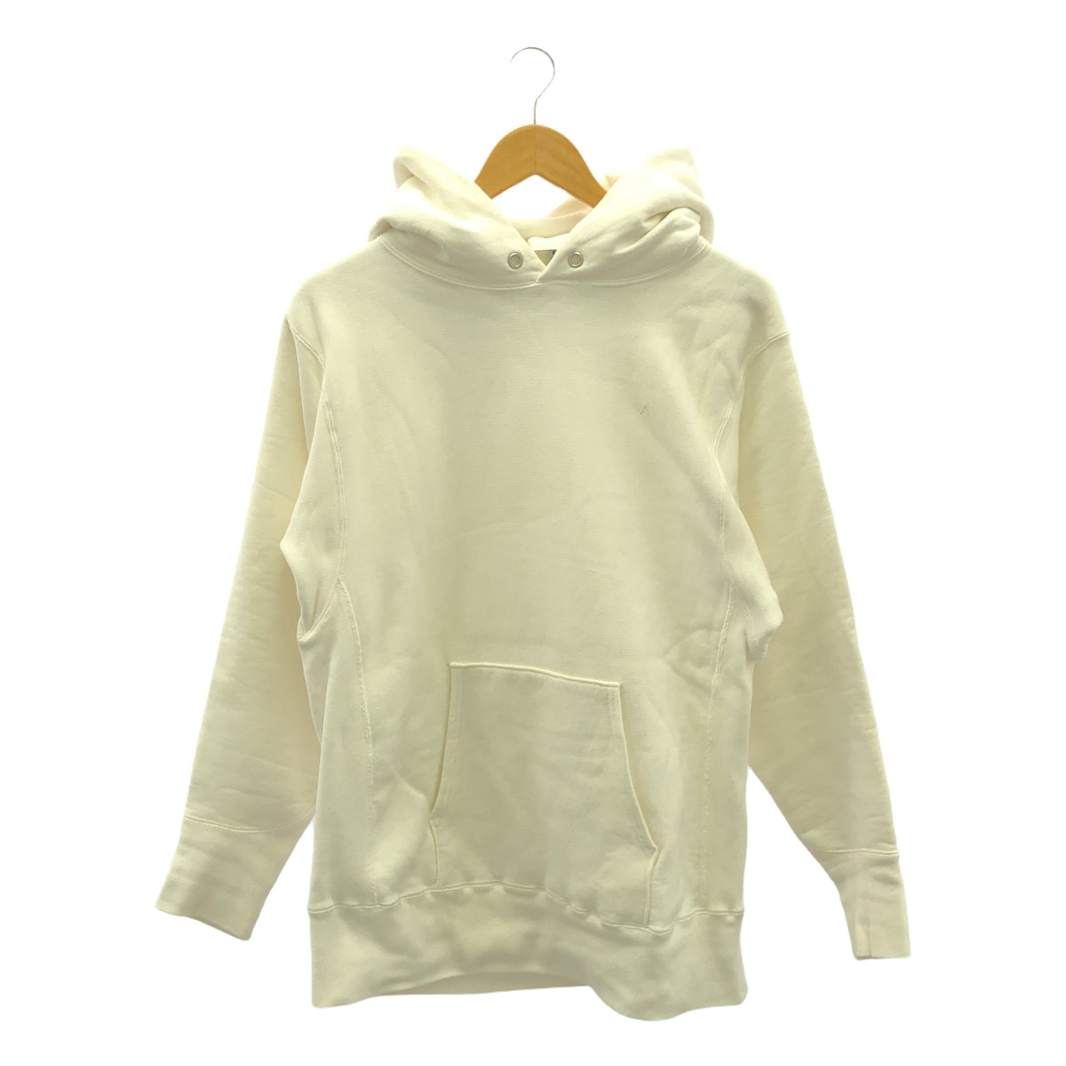 ATON / エイトン | 2020SS | GARMENT DYE URAKE HOODIE ガーメントダイ 裏毛 スウェットパーカー | 4 | ホワイト | メンズ