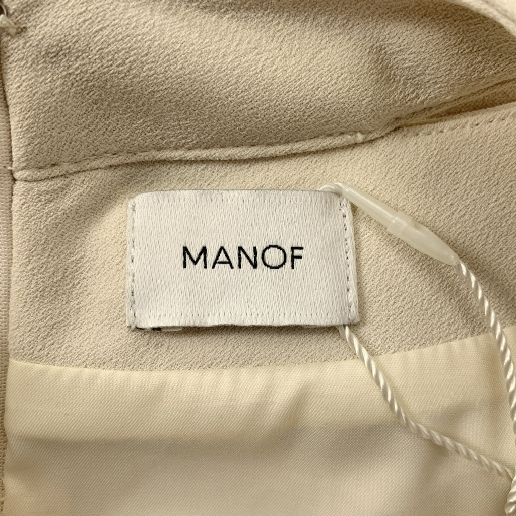 MANOF / 마노프 | 볼륨 슬리브 전환 원피스 | M | 여성