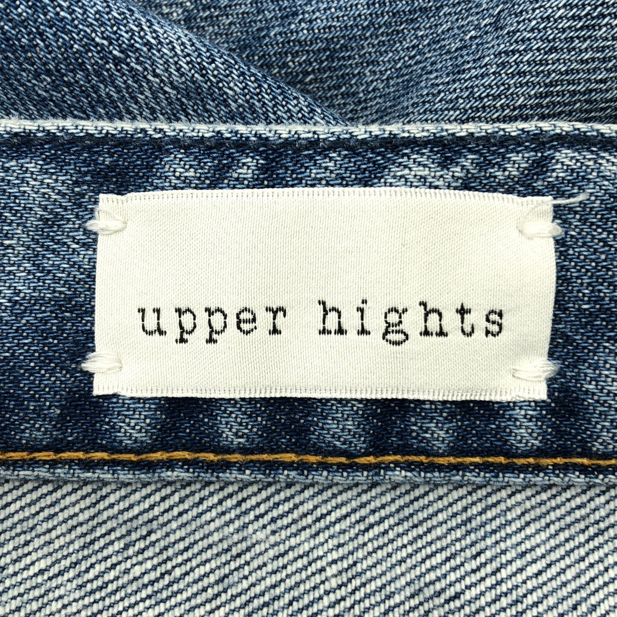 upper hights / アッパーハイツ | ロゴボタン カットオフ デニムパンツ | 26 | レディース