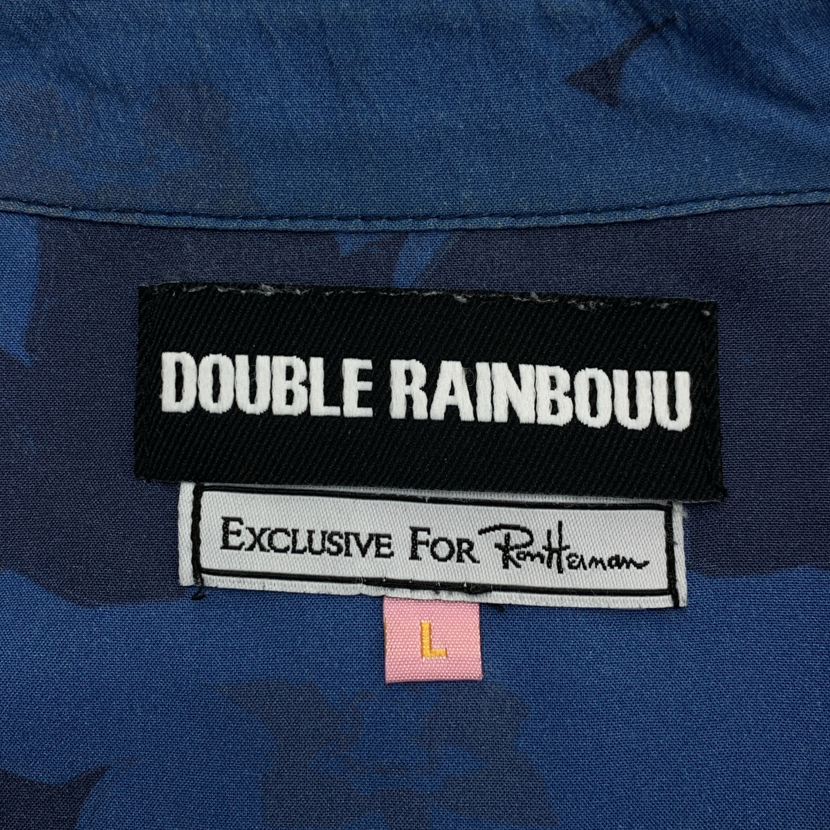 DOUBLE RAINBOUU / ダブルレインボー | × Ron Herman ロンハーマン別注 レーヨン パームツリープリント アロハシャツ | L | メンズ