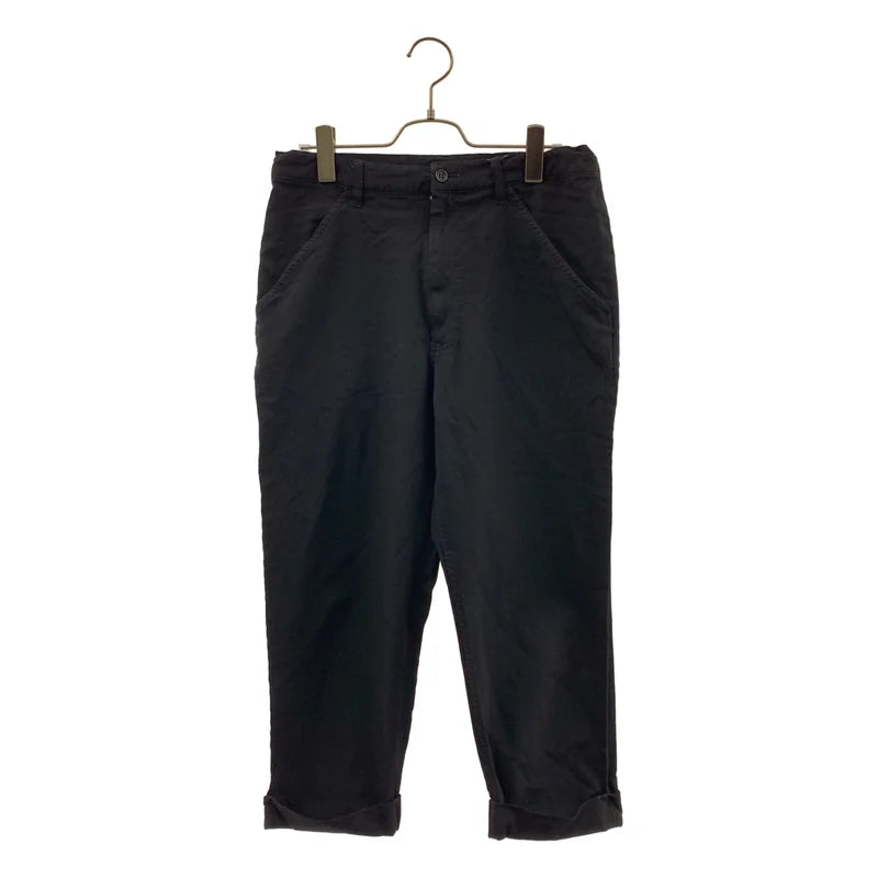 BLACK COMME des GARCONS / ブラックコムデギャルソン | 2013AW | ポリエステル縮絨 クロップドパンツ | XS | レディース