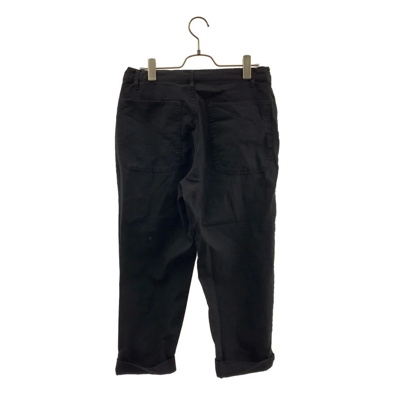 BLACK COMME des GARCONS / ブラックコムデギャルソン | 2013AW | ポリエステル縮絨 クロップドパンツ | XS | レディース